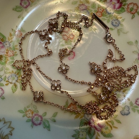 Kendra Scott Rue Long Chain in Rose - Picture 4 of 6